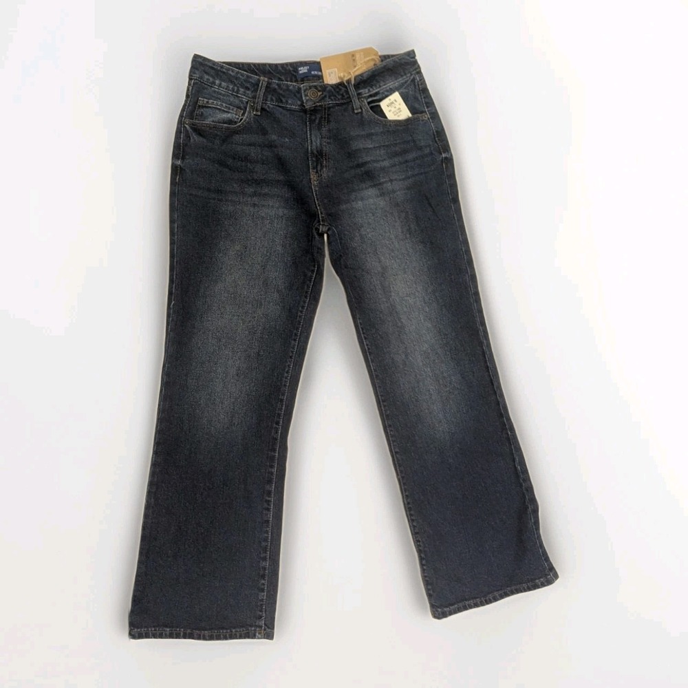Y2K Low Rise Bootcut Jeans Dark Wash Stretch Denim Project Indigo 11 Nwt